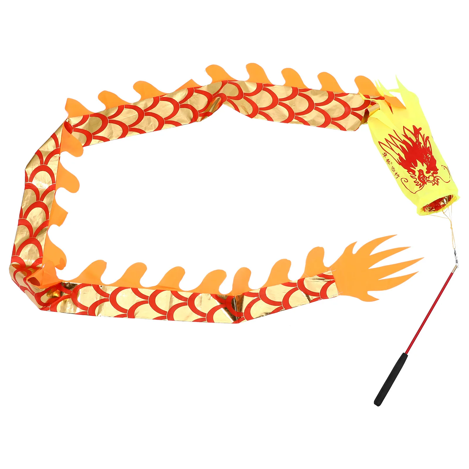 

Waving Dragon Fitness Rod Dance Streamer For Gymnastics Performance Outdoor Party Festival Ribbon Wear-Resistant