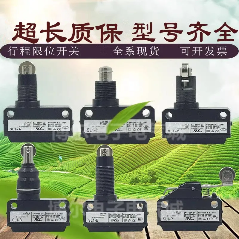Stroke Micro Switch SLP SL1-A AK SL1-D SL1-EK SL1-P -H B -HL Limit Switch