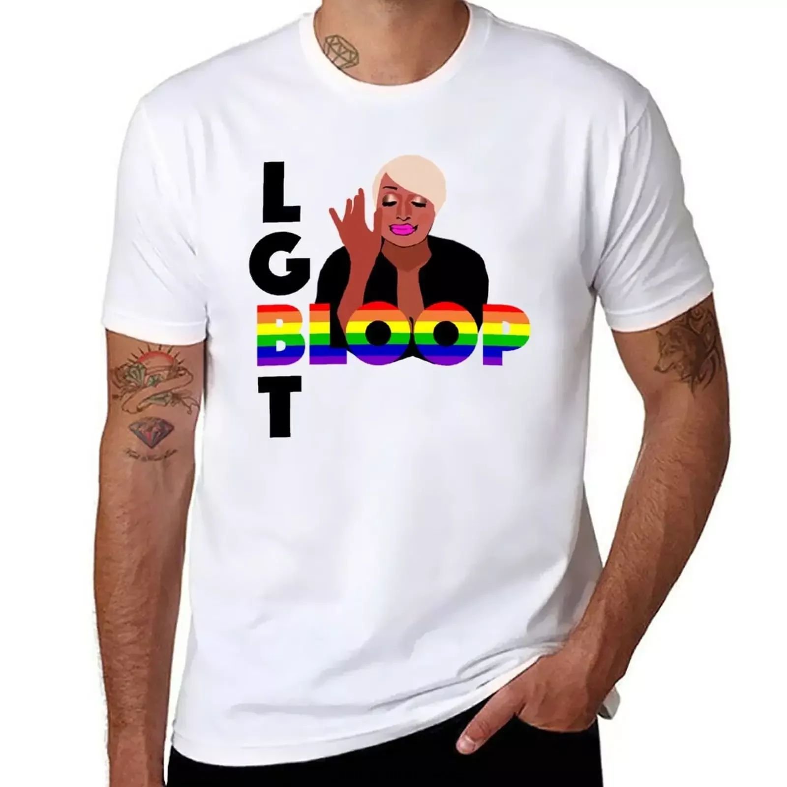 NENE LEAKES| LGBT Bloop Pride|RHOA (Real Housewives of Atlanta) T-Shirt hippie clothes tops cute clothes plain t shirts men