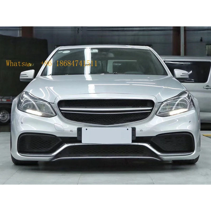 Sport Style Front Rear Bumper Body Kit E-Class W212 2014-2016 Fit E200 E260 E300 Exterior Upgrade Mod Parts