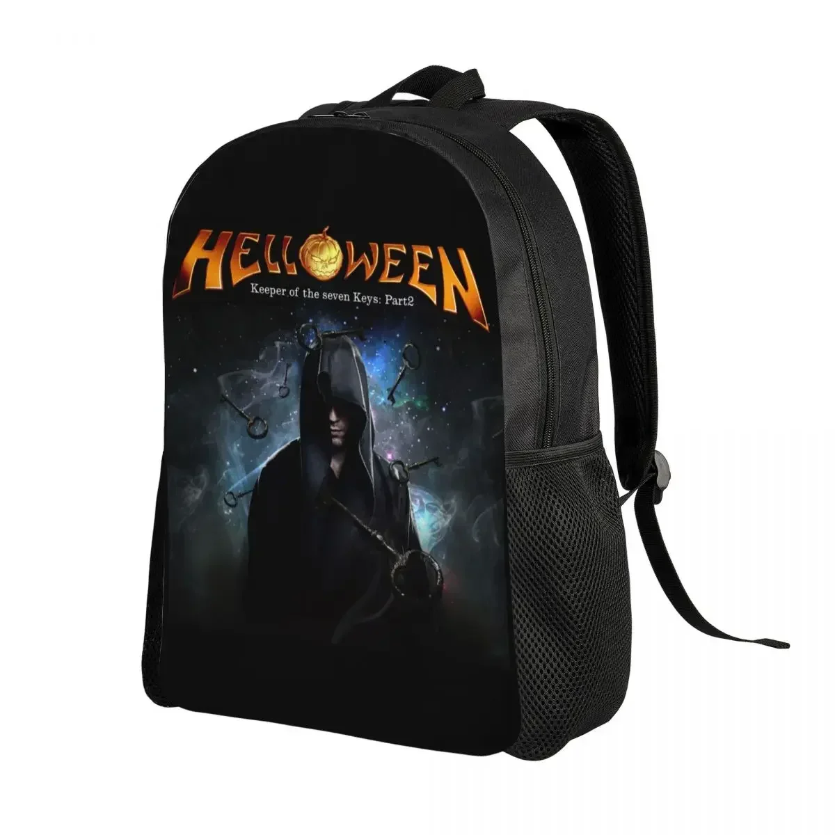 Helloween Keeper Of The Seven Keys Part Backpack for Heavy Metal Rock School College Travel Bags Bookbag Fits 15 Inch Lapto