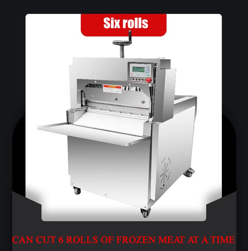 

Electric Food Slicer Meat Planing Mincer Mutton Roll Freezing Beef Cutter Streaky Pork Automatic Cutting Machine