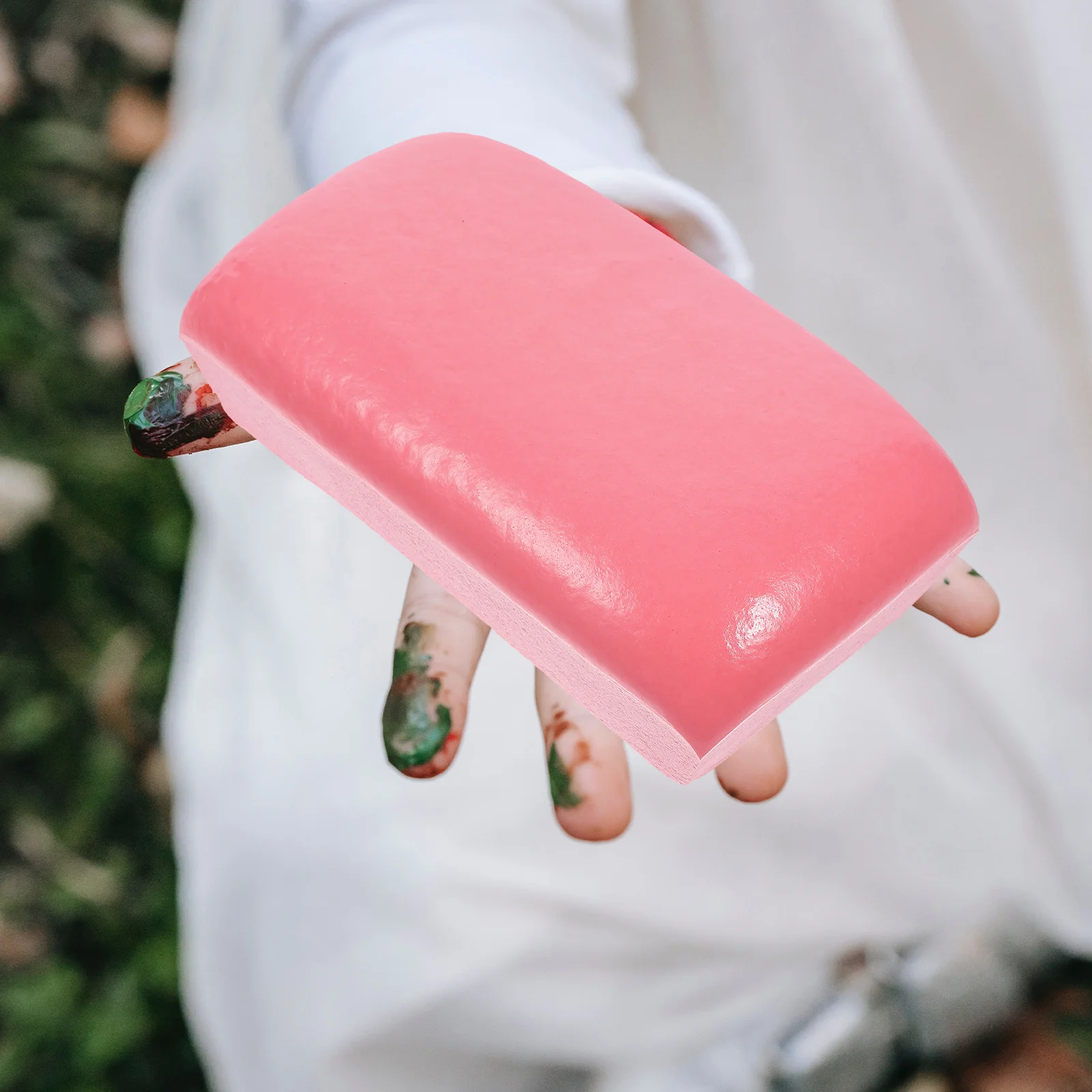 Simulazione realistica del pane finto Torta appiccicosa Decompressione Rimbalzo lento Materiale Pu Antistress Fidget Foto Prop