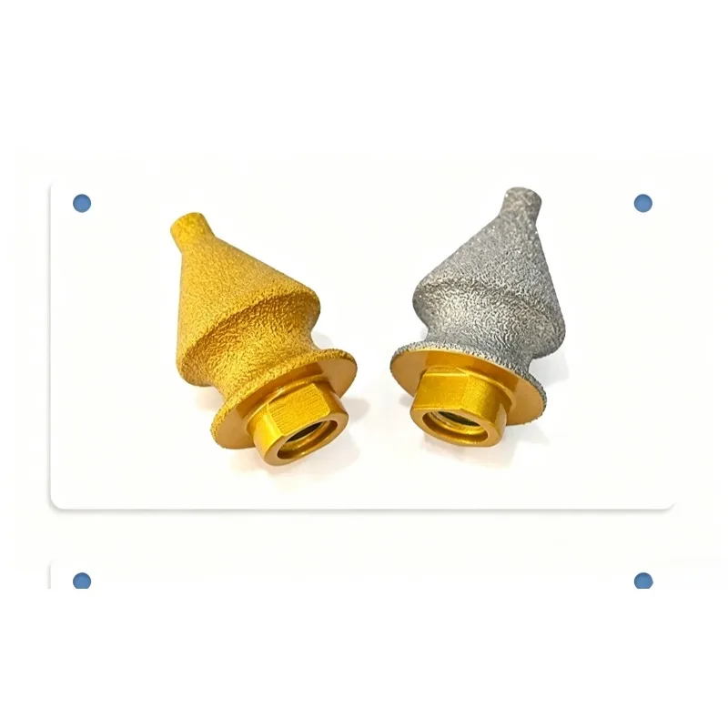 Integrated Reaming Chamfer Grinding Bit Brazed Diamond Abrasive Tool Stone Hole‑Making Fitting