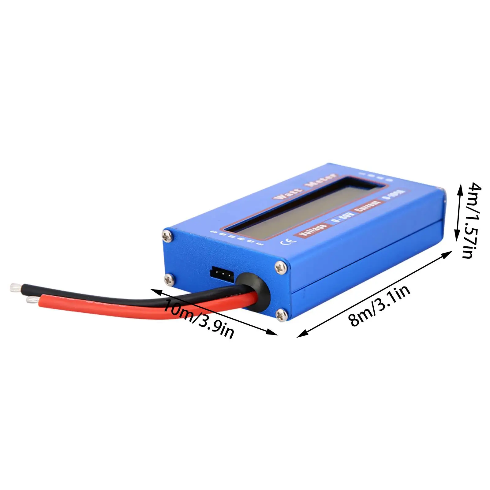 Digital LCD 60V 100A/200A Battery Power Analyzer & RC Wattmeter Tester - Voltage Checker & Balancer Tool for Chargers