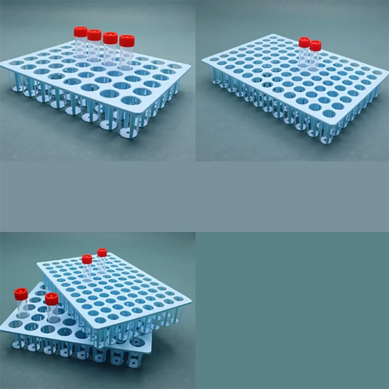 1PCS Kunststoff reagenzglas rack zentrifuge rohr rack 48 löcher/96 löcher reagenzglas rack 20/25/30ml reagenzglas rack