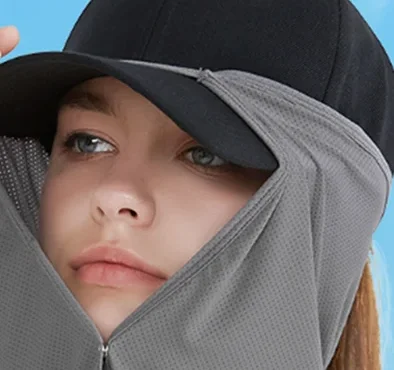 

Quick-Drying Fishing Cap Face Neck Sunshade Cap UV Protection Visor Headwear for Outdoor Sports Golf Hiking