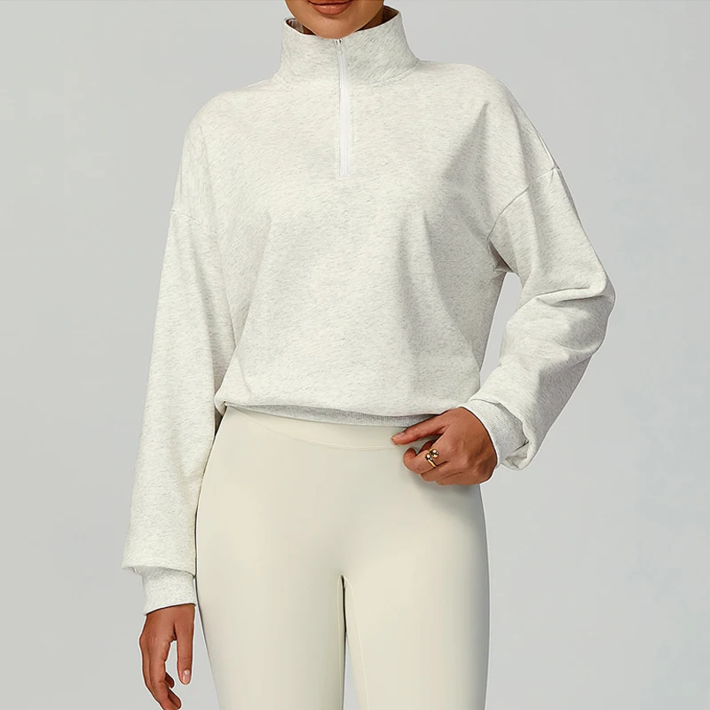 

VITALINOVO Womens Sweatshirts Quarter Half Zip Pullover Fall Winter Fashion Outfits Long Sleeve Pullover Workout Running Jackets