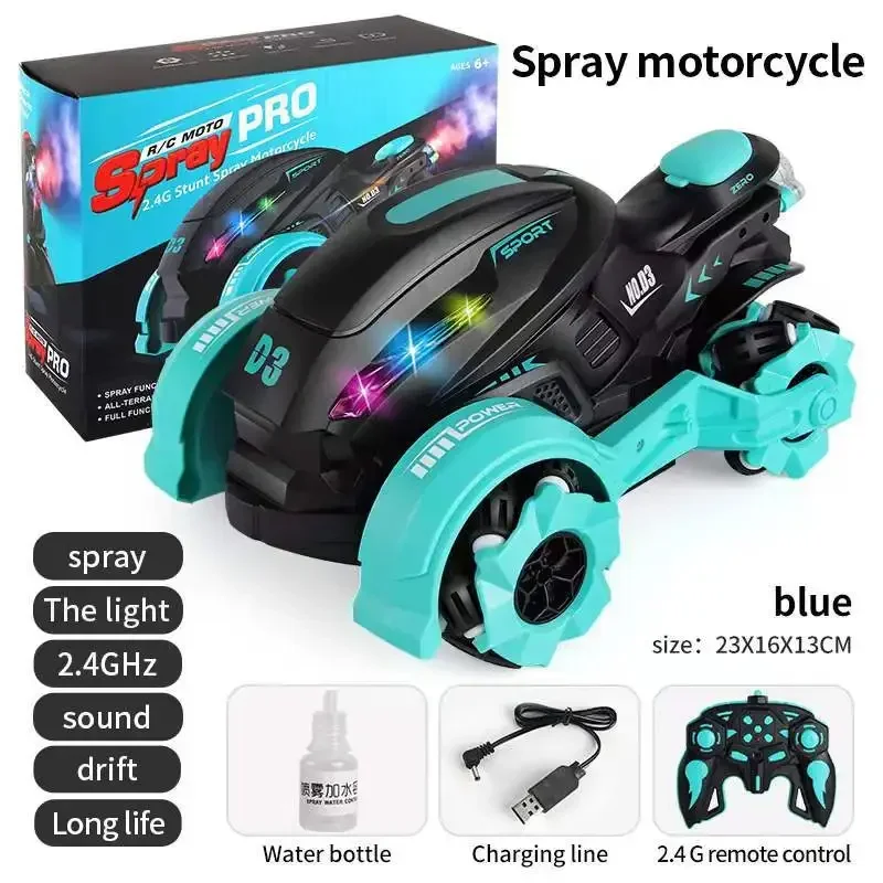 RC Stunt Motorcycle 4WD 2.4G Car Radio High Speed Stunt Remote Control Drifting Vehicle Car Model Boy Gift toys remote car