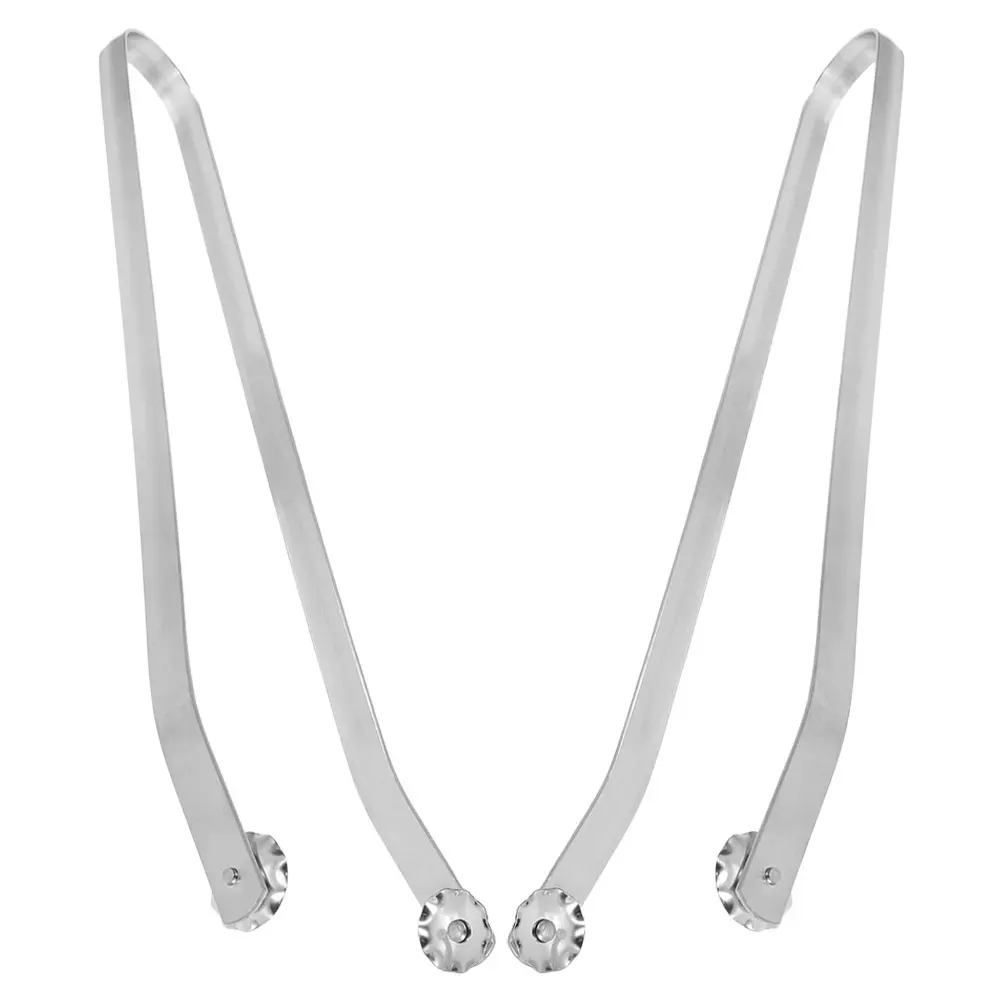 

2Pcs Stainless Steel Rotating Bbq Tongs Long Handle Grill Utensils for Flipping Bacon Steak Sausage Vegetable Bbq Cooking Tools