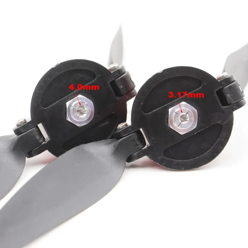 1060 Folding Propeller+Spinner Volantex for ASW28 759RC Airplane Parts10x6 Foldable Propeller with 3.17mm 4mm Spinner