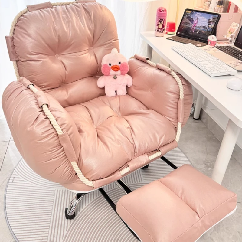 

Дизайнерское компьютерное кресло для девочек, элегантное милое удобное домашнее кресло, поворотное кресло Sillas Para Escritorio, офисная мебель