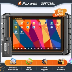 FOXWELL NT1009 OBD2 Car Scanner All System ECU Coding Bidirectional CANFD DOIP Topology Mapping 36+ Reset Auto Diagnosis Tools