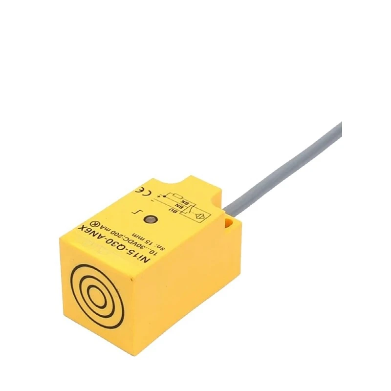 Inductive Proximity Sensor Ni5-Q18 Ni10-Q25 Ni15-Q30 AP6X AN6X Non-flush Metal Detection Switch