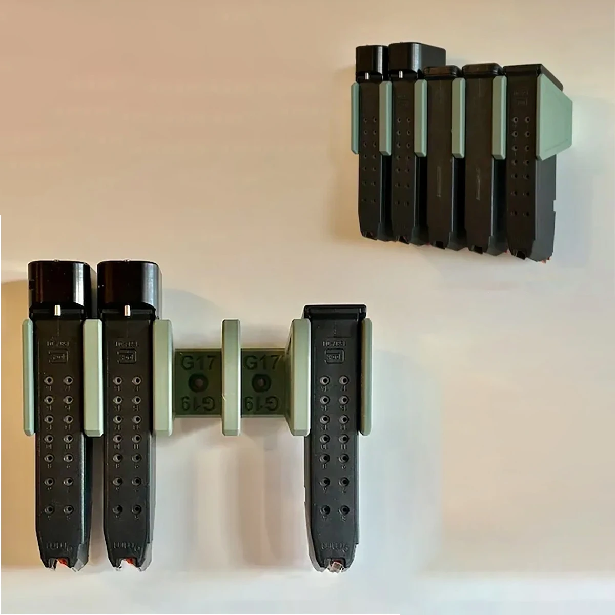 

2Pcs Wall Mounted Gun Magazine Holder Tactical Equipment Storage Shooting Training Accessories Pistol Magazine Storage Holder