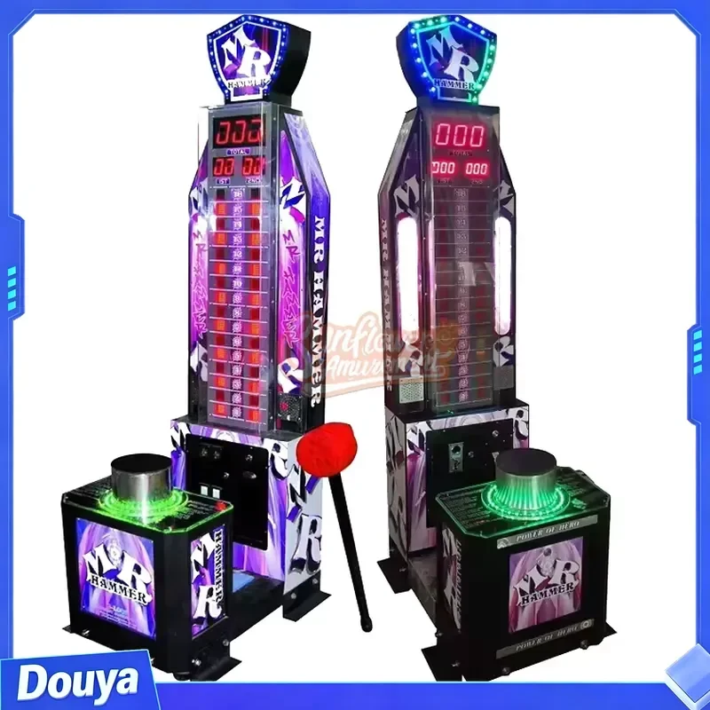 Arcade Game King of the Hammer Coin Operated Boxing Game Machine Boxing Game Machine King of the Hammer