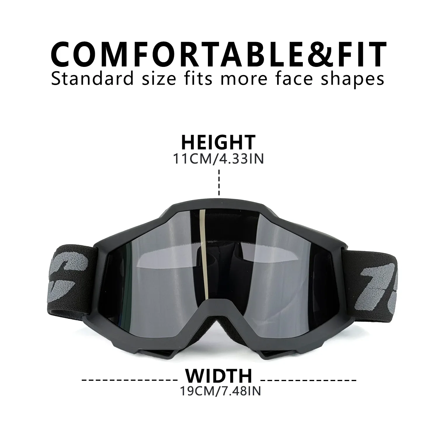 نظارات عالية الجودة للدراجات النارية نظارات موتوكروس خوذة MX موتو الترابية دراجة ATV التزلج الرياضة في الهواء الطلق سكوتر زجاجي Googles