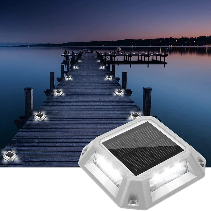 

Outdoor Solar Garden Lights Highlight IP65 Waterproof Courtyard Landscape LED Light Step Lawn Driveway Road Decoration Deck Lamp