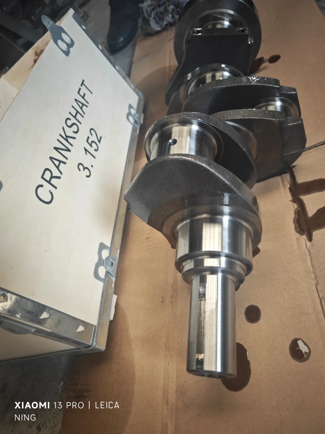 Auto Parts 3.152 Crankshaft Diesel Engine Parts Crank Shaft For PERKINS
