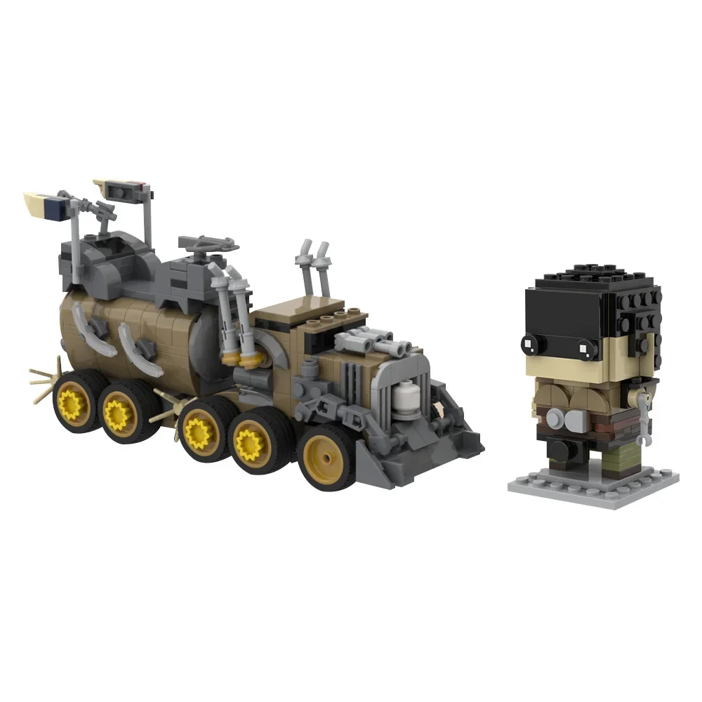 

Gobricks MOC Movie Mad Max War Rig Building Blocks Model Furiosa Action Characters Creative Bricks Assembly Toys Children Gifts