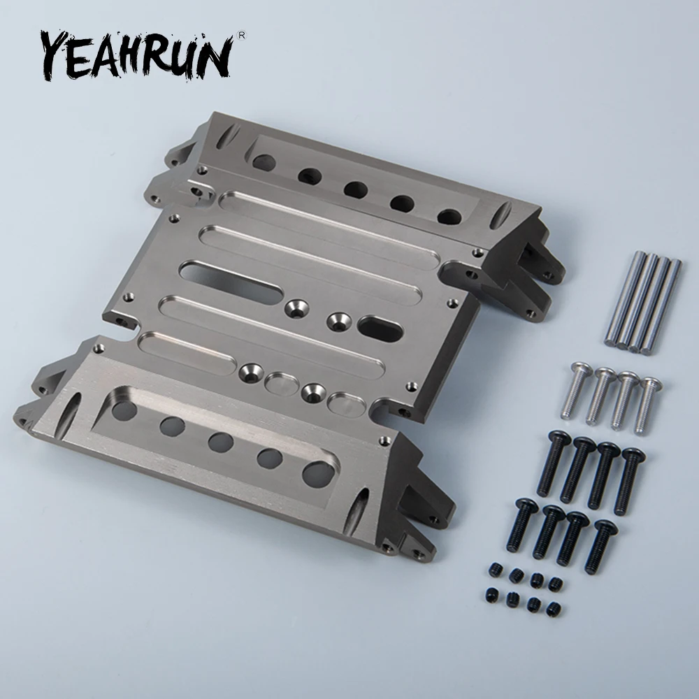 YEAHRUN سبائك الألومنيوم مركز علبة التروس جبل لوحة التزلج ل محوري الشبح 90048 1/10 RC الزاحف سيارة نماذج من الشاحنات استبدال أجزاء #2