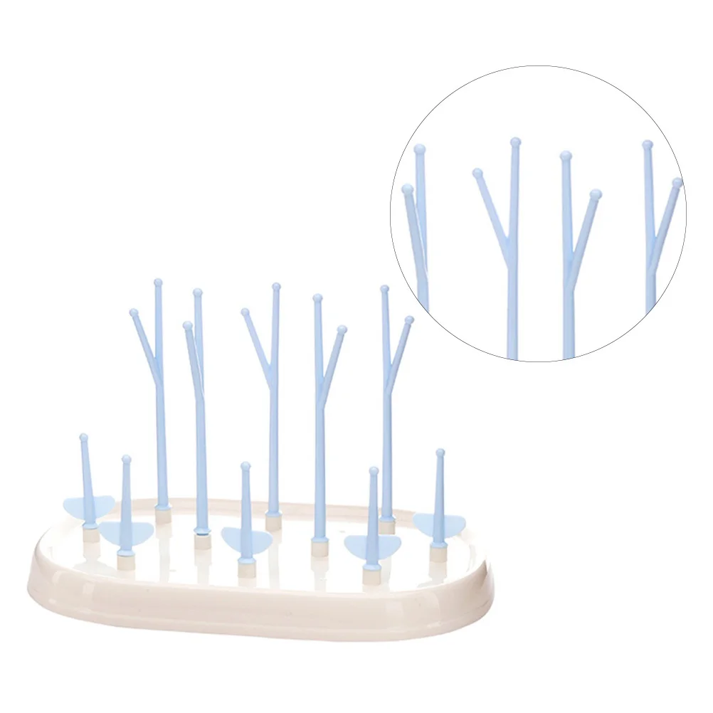 رف تجفيف زجاجات الأطفال، حامل تخزين قابل للفصل لزجاجات الأكواب، منظم تغذية متعدد الوظائف، حامل مجفف مرن #3