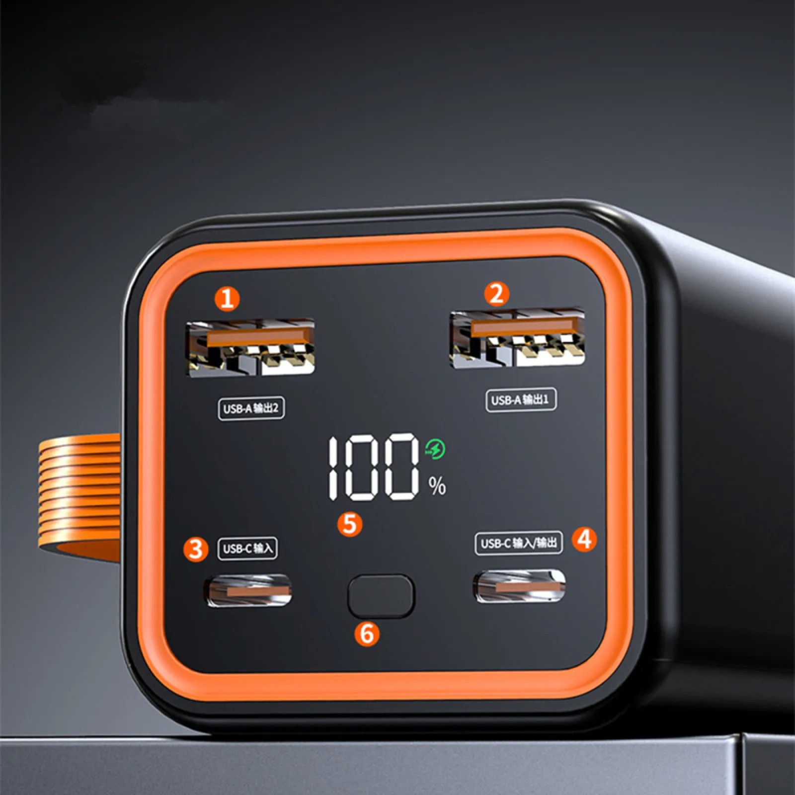4 Slots 21700 Battery Power Bank Case Fast Charge For Mobile Phone Charging Soldering DIY Battery Storage Boxes With LCD Display