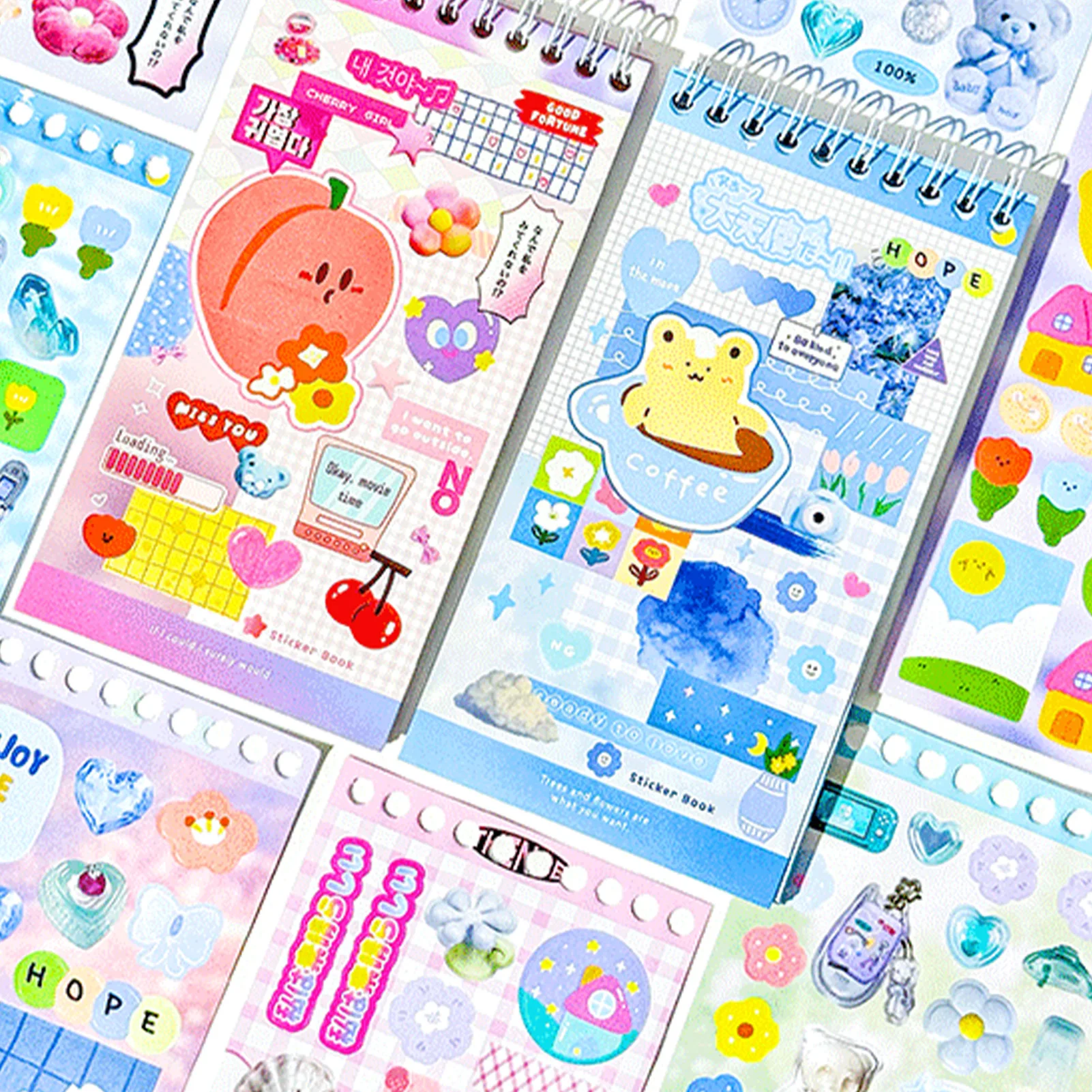 

Милые комиксы, наклейки для скрапбукинга, книга, кавайный мультфильм, корейский стиль, канцелярские наклейки для бутылки с водой, ноутбука, телефона, скейтборда