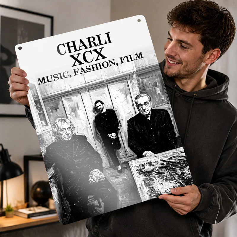 Charli XCX Aluminum Posters Personalized Metal Tin Sign Premium Expressive Vocal Star Graphic Wall Art Ideal In Listening Lounge