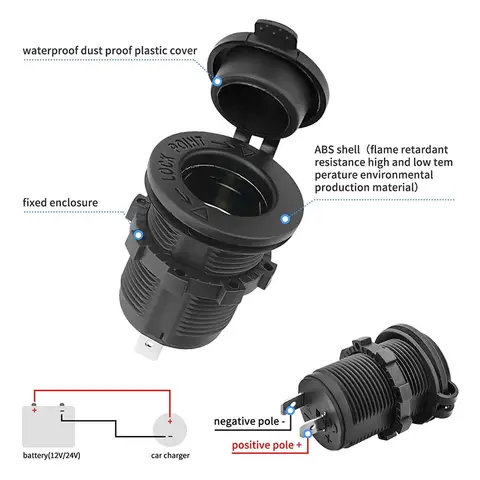 8 best sales 12v socket plug - №4