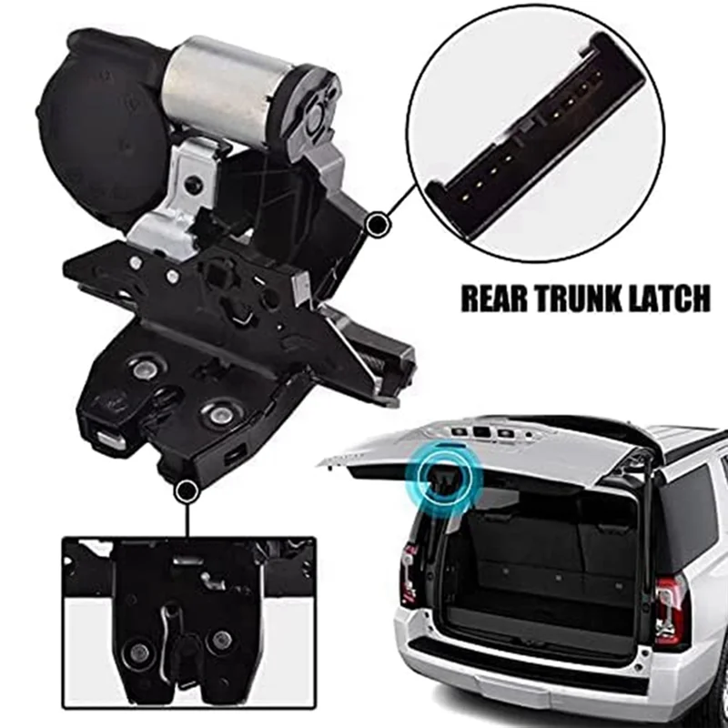

ABHY-Rear Tailgate Lock Latch For Chevy Equinox Cadillac Escalade Buick Enclave Tailgate Lock Actuator 13527320 13509598