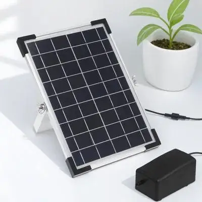 

Solar Oxygen 10V5W Fish Tank Aerator Pond Aerators Outdoor Aquarium Pump Solar Air Pump Efficient Work Multiple Modes Sturdy
