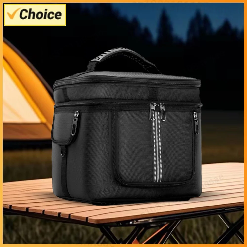 Portable Power Station Bag Waterproof Travel Carrying Bag Multiple Pockets for Ecoflow River 2 Pro/Ecoflow River 2 Max