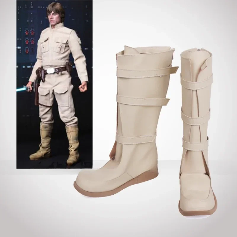 SW คอสเพลย์รองเท้า Darth Vader Anakin Luke Skywalker Obi- Wan Kenobi Darth Maul Stormtrooper รองเท้าฮาโลวีนเครื่องแต่งกายสําหรับ Man