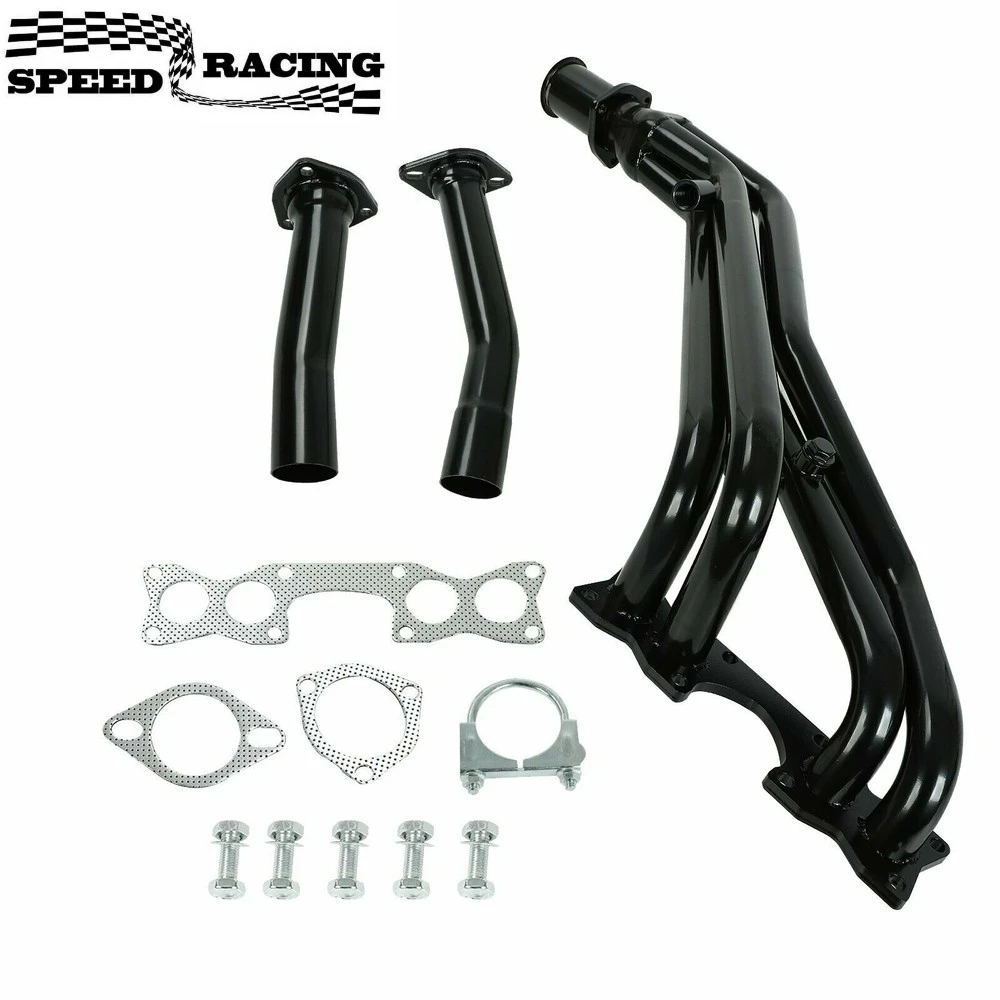 

NI-90D21-EM-CH Exhaust Headers Fit for 1990-1995 Nissan D21 Hardbody Pickup Truck 2.4L 4WD 4X4