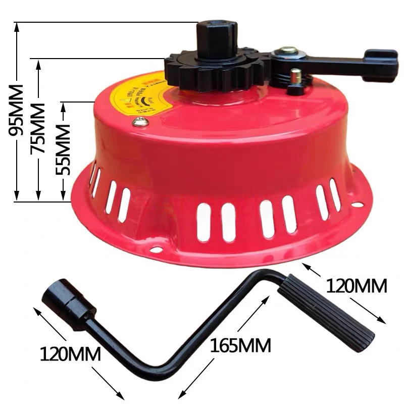 Imagem -04 - Motor a Gasolina Micro Tiller Pulverizador Gerador de Bomba de Água Arranque Manual sem Tração Novo Case de Ferro 168 170f