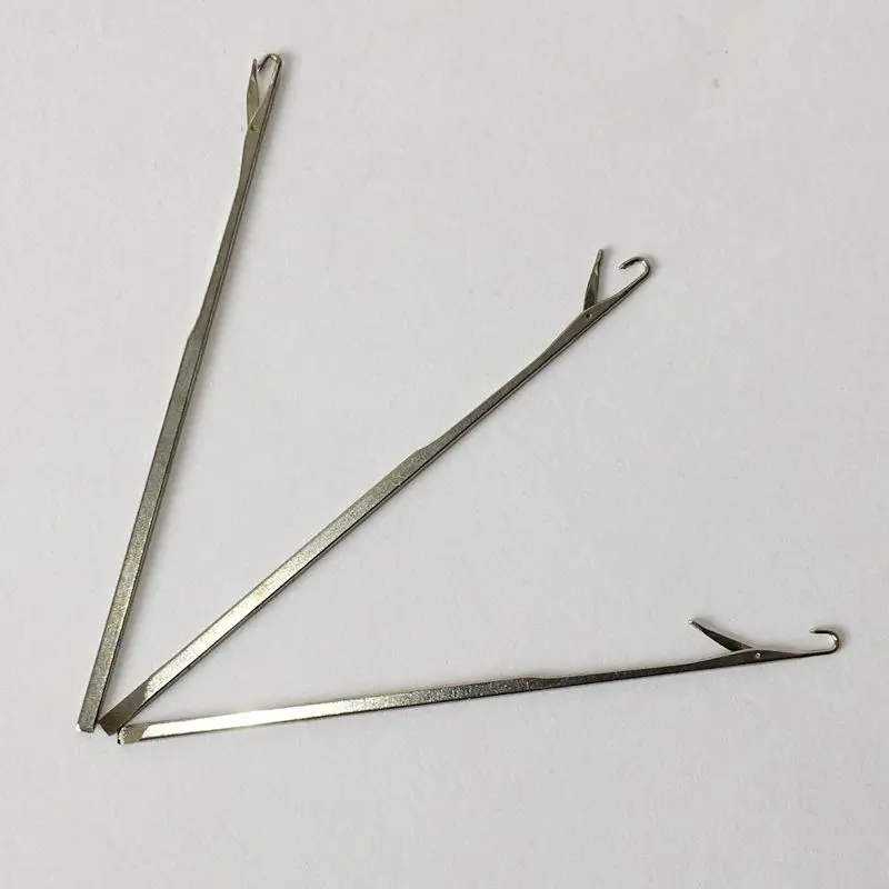 1 Set Haarverlängerungs-Metallrohr mit 3 Stück Nadelnadeln und 1 Stück Haarverlängerungsschlaufe – Detail 2