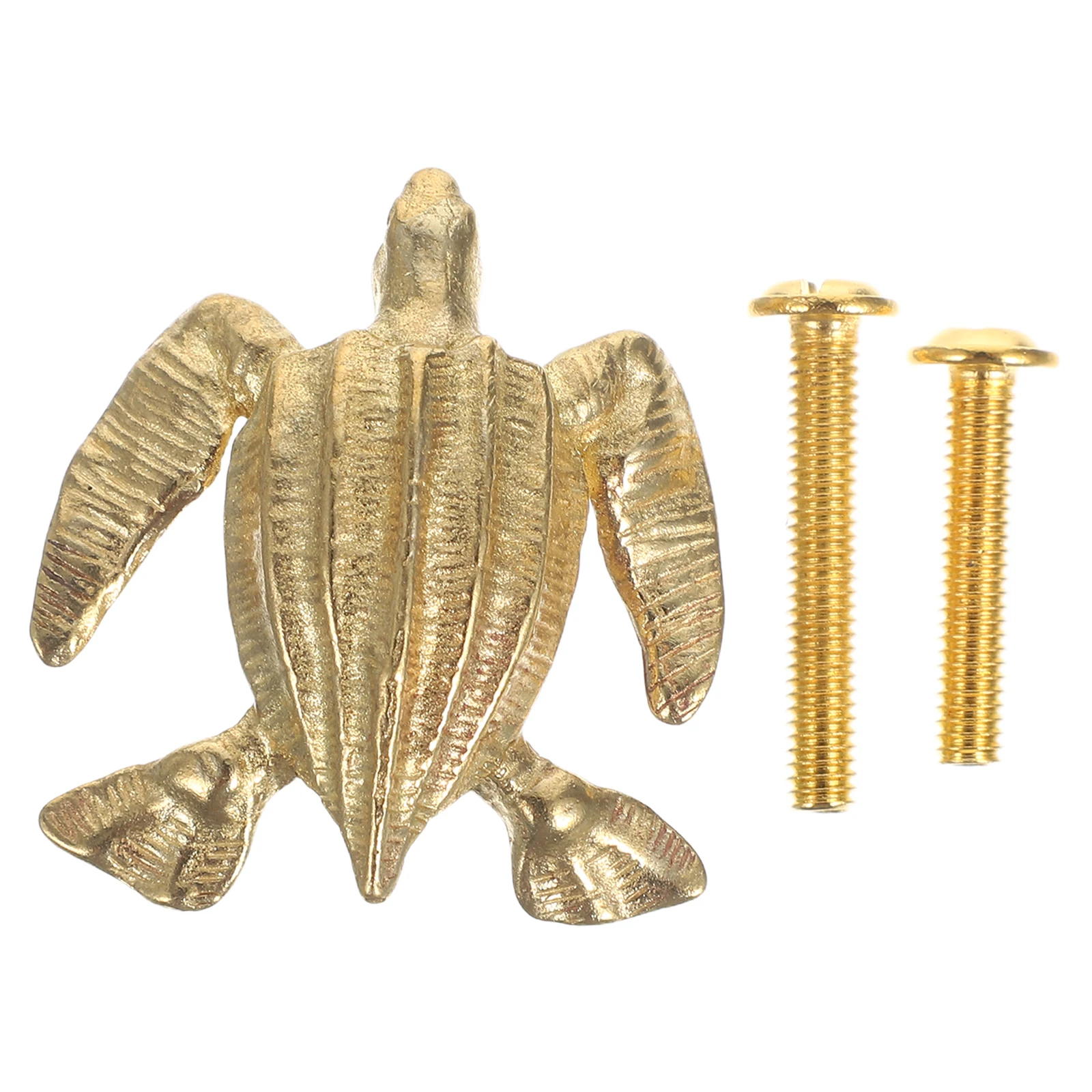 

Turtle Shape Brass Cabinet Knob Vintage Furniture Pull Drawer Handle for Dressers Wardrobes Kitchen Cupboards Brass Pulls