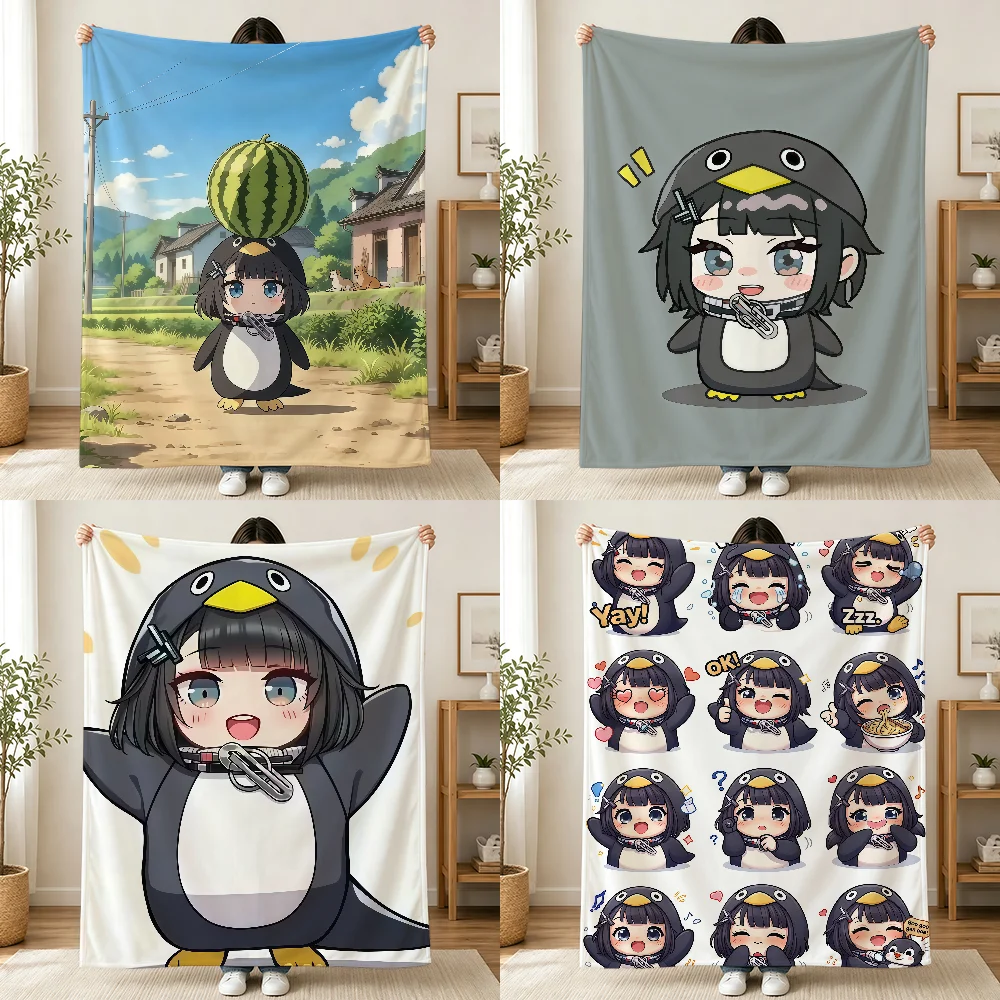 Cute Gugu Gaga Blanket Printed Flannel Soft Warm Cozy Season Nap Bed Sofa Travel Camping Gift Adults Kids