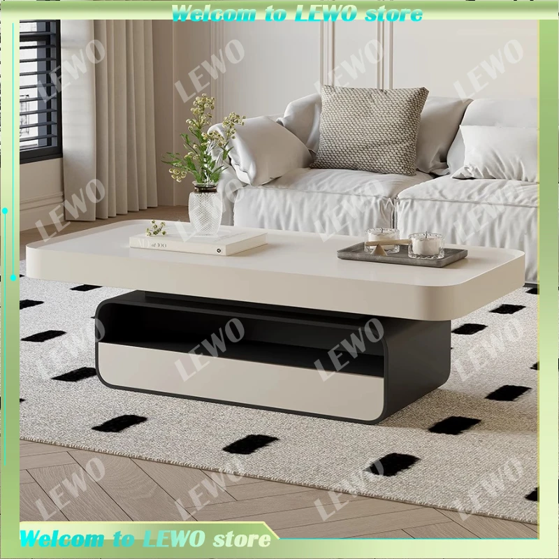 

Modern Nordic Coffee Table Book Display Authentic Rectangular Coffee Table Storage Design Stolik Kawowy House Accessories