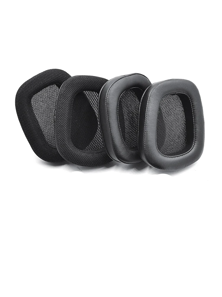 Suitable for Logitech G633 G933 Sponge Cover Breathable Leather Mesh Ear Cover Protective Cover Headset Replacement Accessories