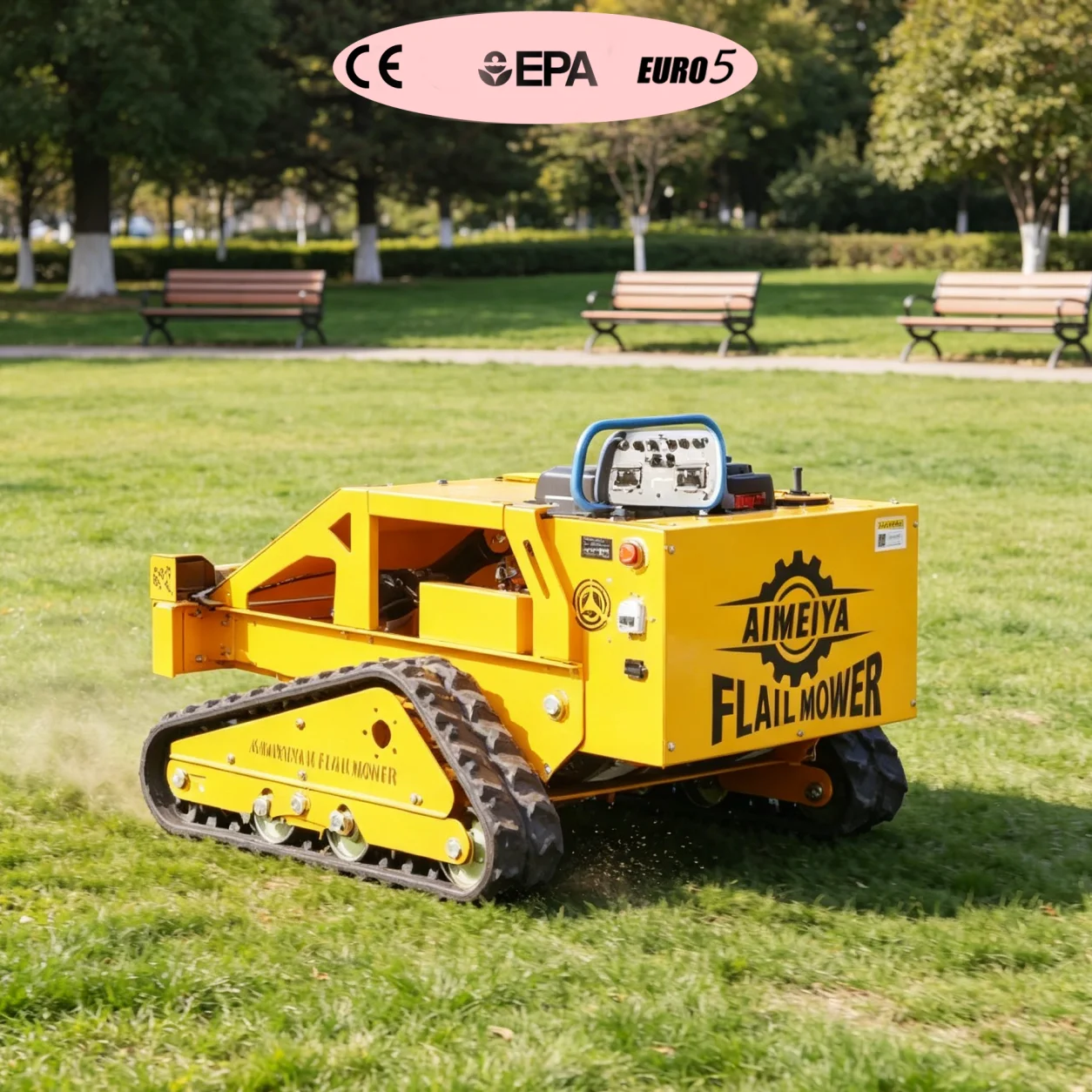 Customized Smart Robotic Durable Lawn Mower Automatic Energy-Saving Grass Cutter Home Commercial Garden flail mower