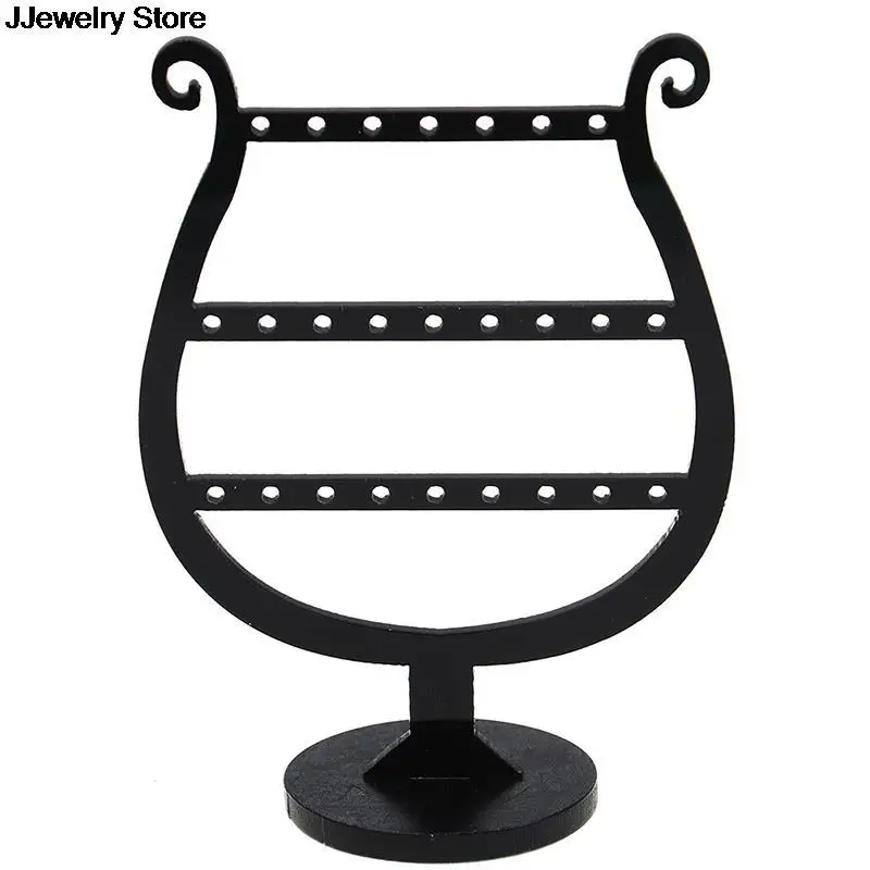 1Pc 2in1 25Hole Bottle Shape Jewelry Holder Earrings Stud Jewelry Display Stand Showcase 8.9*6.6CM