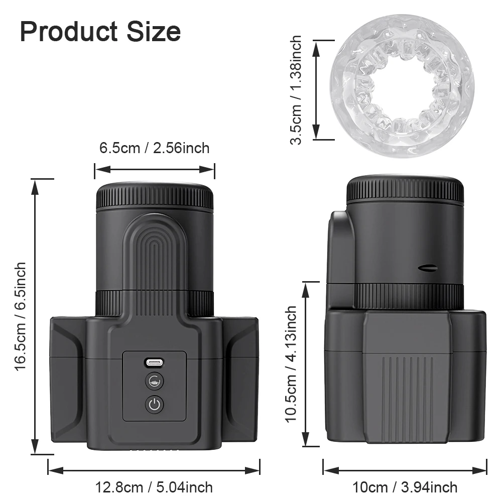 Masturbadores telescópicos automáticos para homens, Copa Masturbador Masculino, Pistão de Masturbação Empurrante, Brinquedo de Equipamento Adulto Aberto