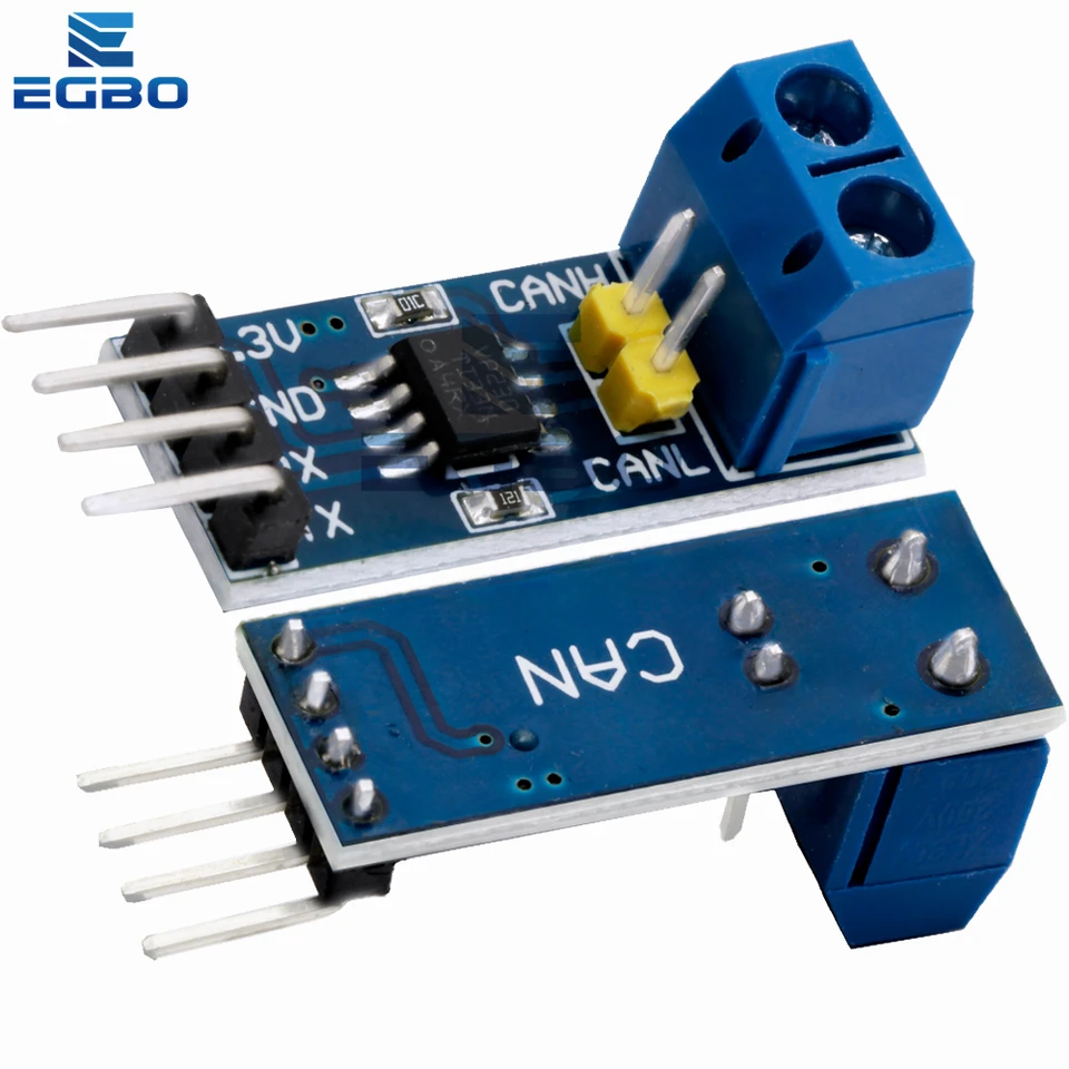 VP230 CAN-Transceiver-Modul für SN65HVD230DR, Low-Power-Treiber- Kommunikationsplatine mit Hot-Plugging & Übertemperaturschutz, 3-3,6 V