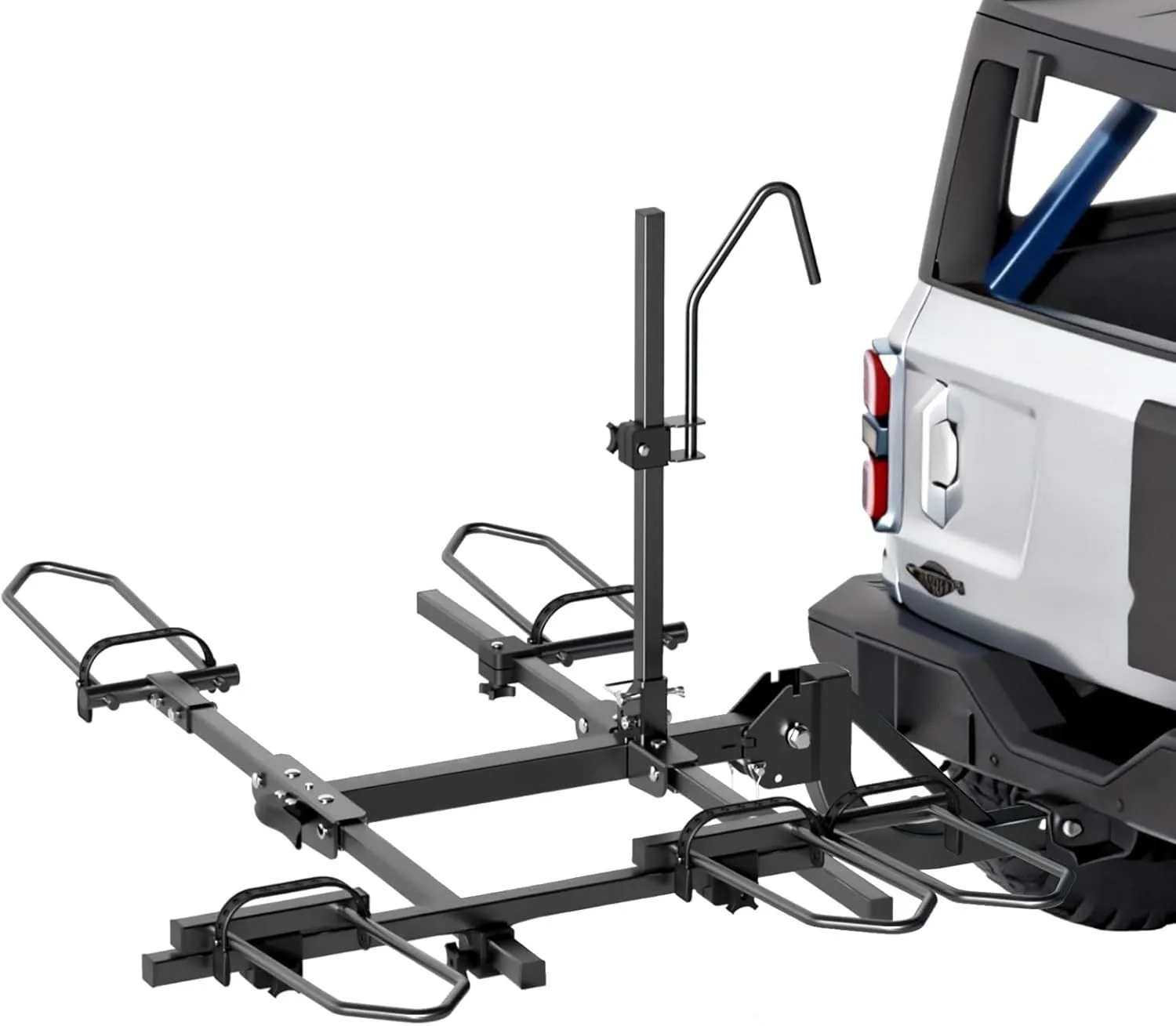 

Складная велосипедная стойка-багажник на 2 велосипеда, крепление на фаркоп, задний велосипедный багажник, грузоподъемность 270 фунтов