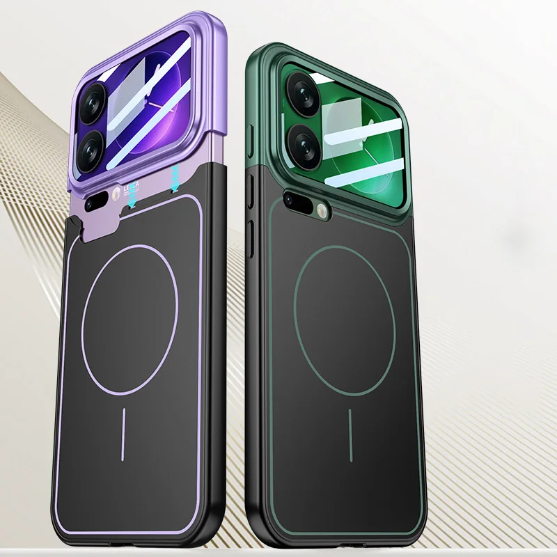 

Magnetic Phone Case For Xiaomi 17 Pro Max Case With Screen Protector film Back Cover Camera Protection For Xiaomi Mi 17 Pro Max