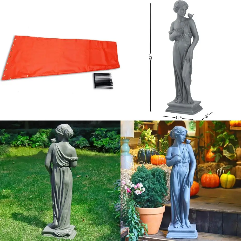 

100% American-Made 18x48 Inch Orange Replacement Windsock for Outdoor Use