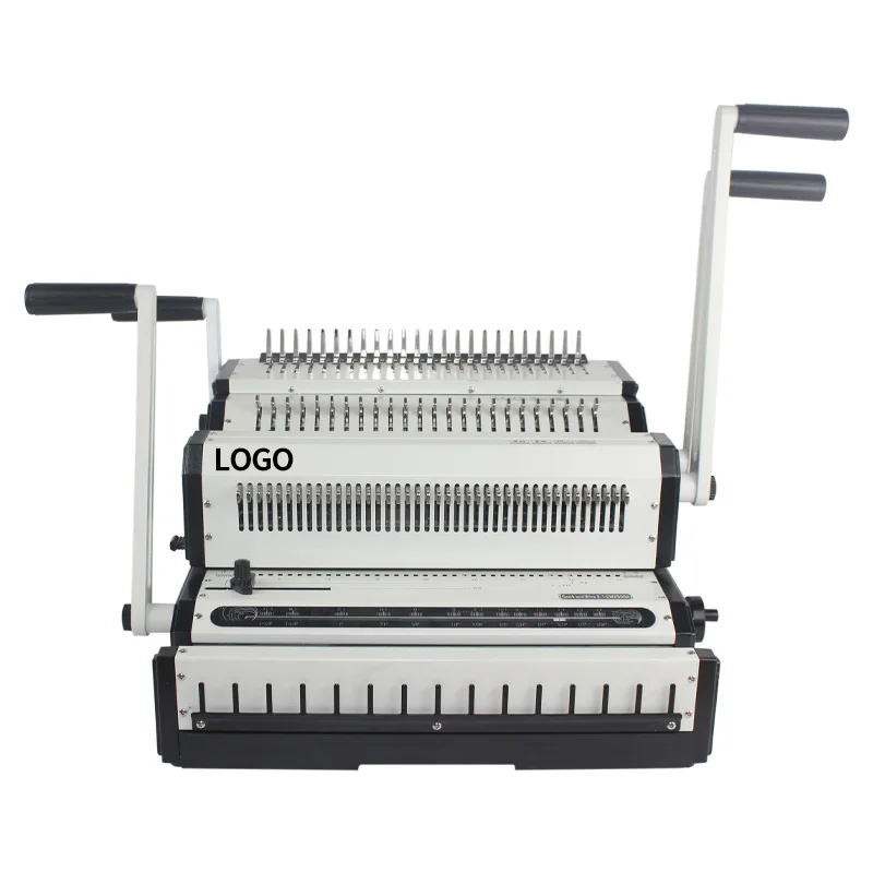 High Quality Comb Spiral Wire Punching Spiral Coil and Double Binding Ring Binder Binding Machine