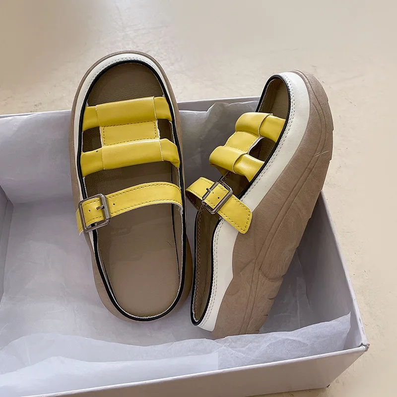 

Spring Summer Slippers Soft Flax Simple Cute Warm Home Men Women House Floor Indoor Slides Fur Cross Fat Dudu Shoes Room Flat